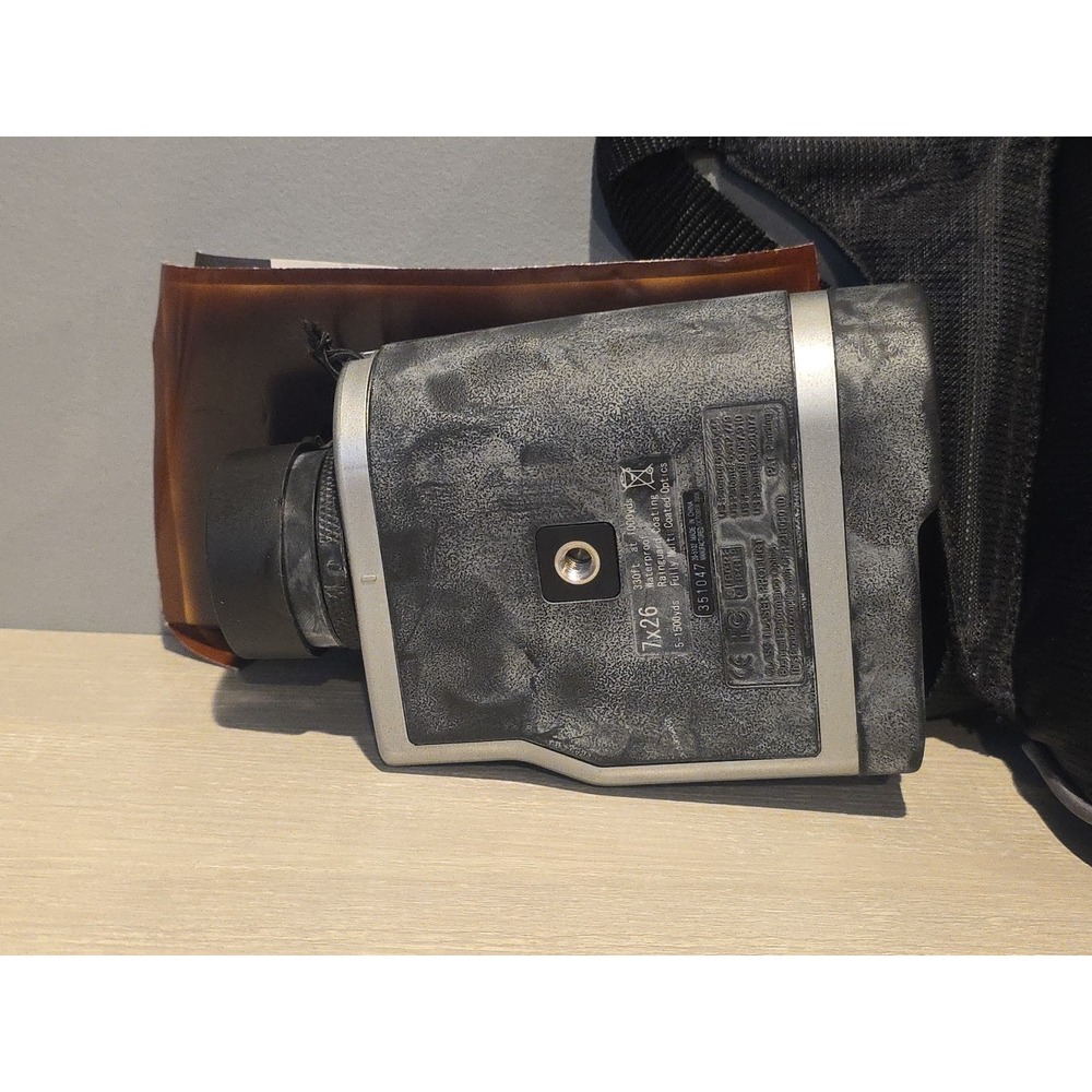 Bushnell Pinseeker 1500 Used Black/Grey RangeFinder With Bag And Manual Untested - Picture 3 of 5